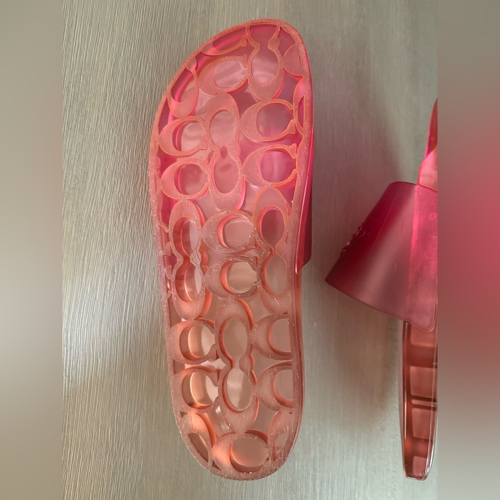 Coach Jelly Slides Pink Ombré - Picture 4 of 6